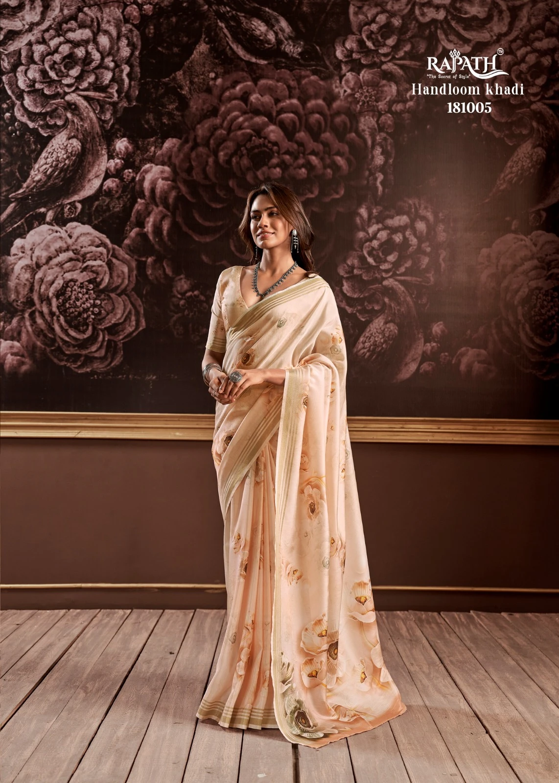 Rajpath Gangotri Pure Handloom Silk Wholesale Fancy Saree Catalog — Wholesale Sarees, MPA wholesale from Surat - Gallery Image 6